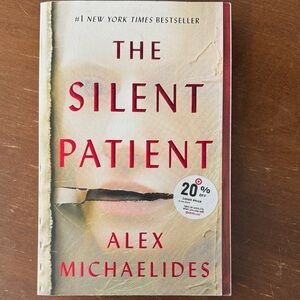 The Silent Patient by Alex Michaelides - Cream and Red Cover